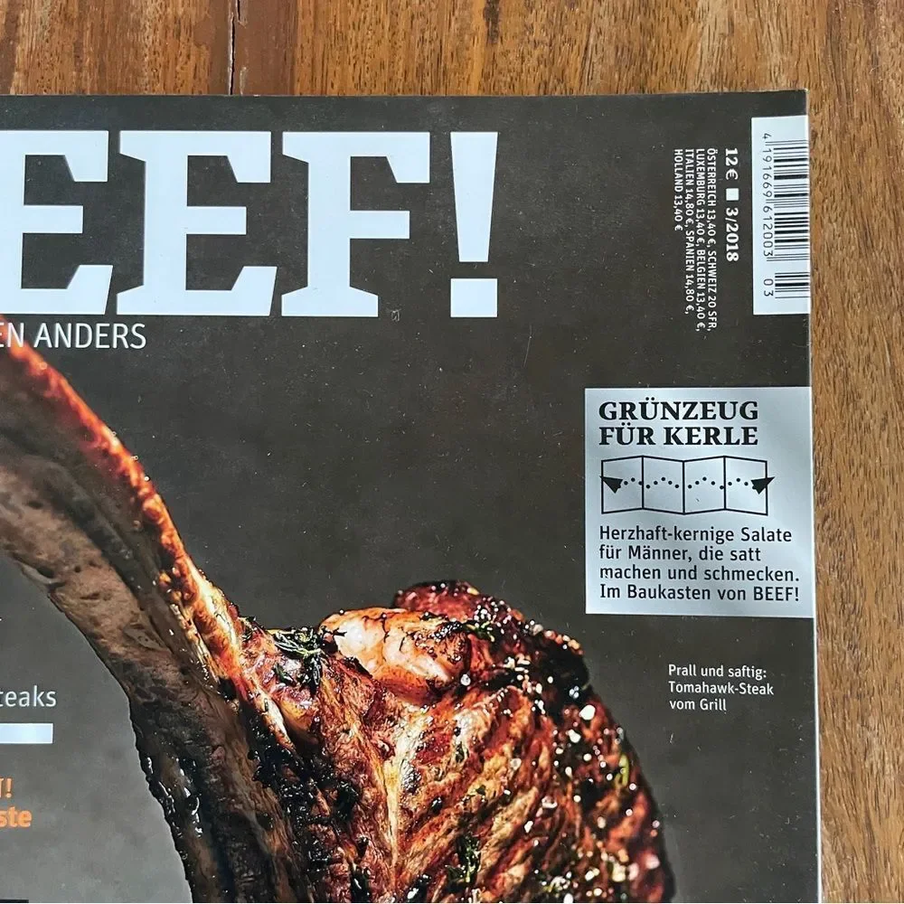 BEEF! Magazine Cooking for Men - Issue 03/2018 GERMAN